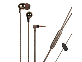 Hitage HB27 in-Ear Extra Bass Headphones Lossless nosie Reduction Earphone (Black/Metal) 